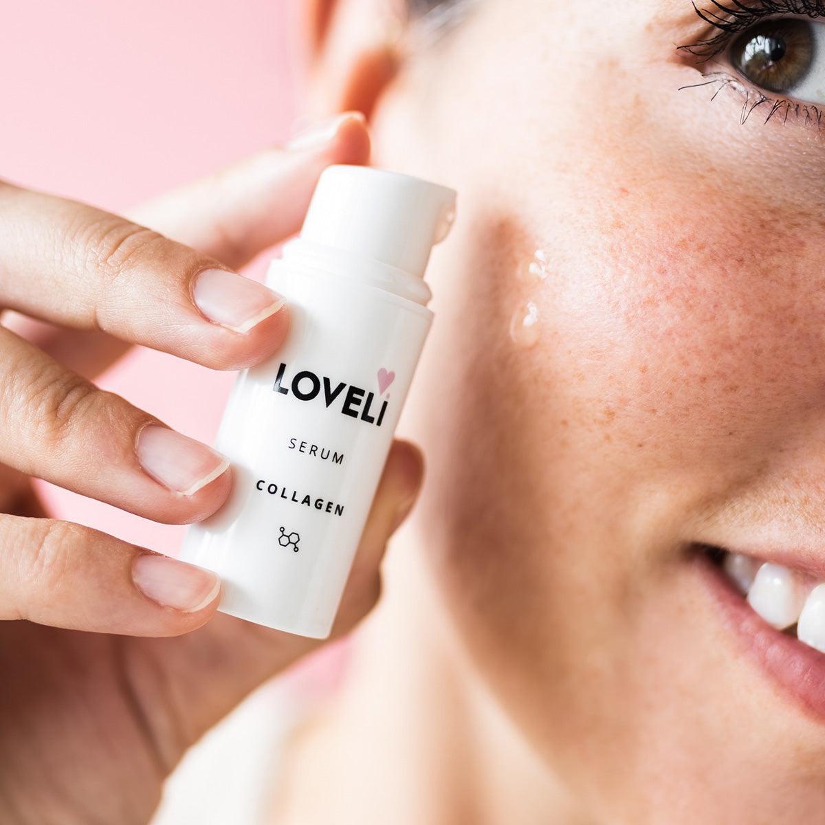 Serum aanbrengen op de huid