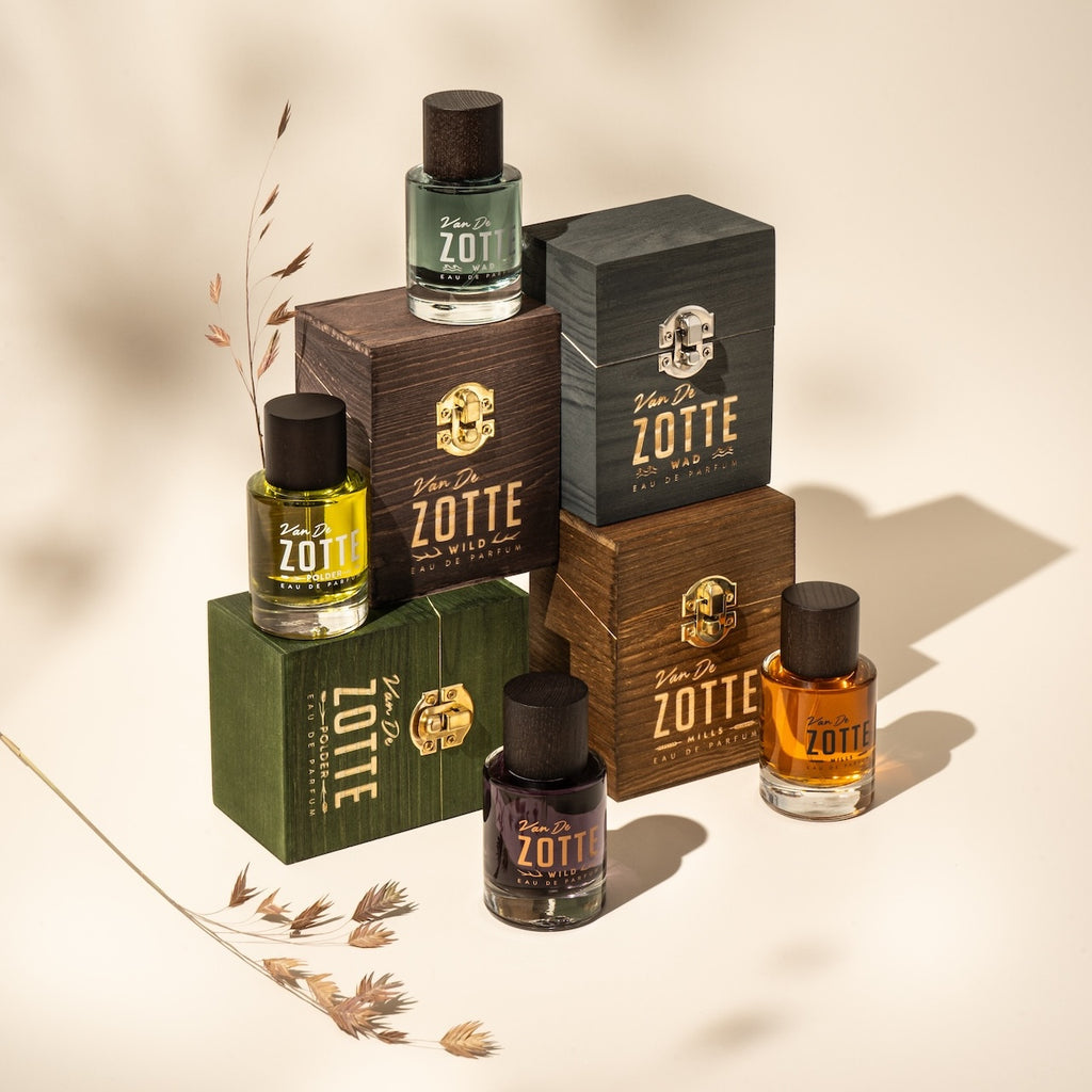 Van De Zotte collectie met vijf Nederlandse unisex parfums