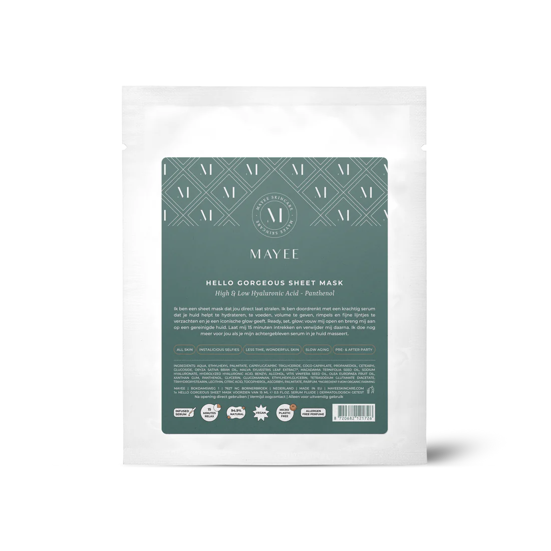 Hello Gorgeous Sheet Mask - sQincare shop