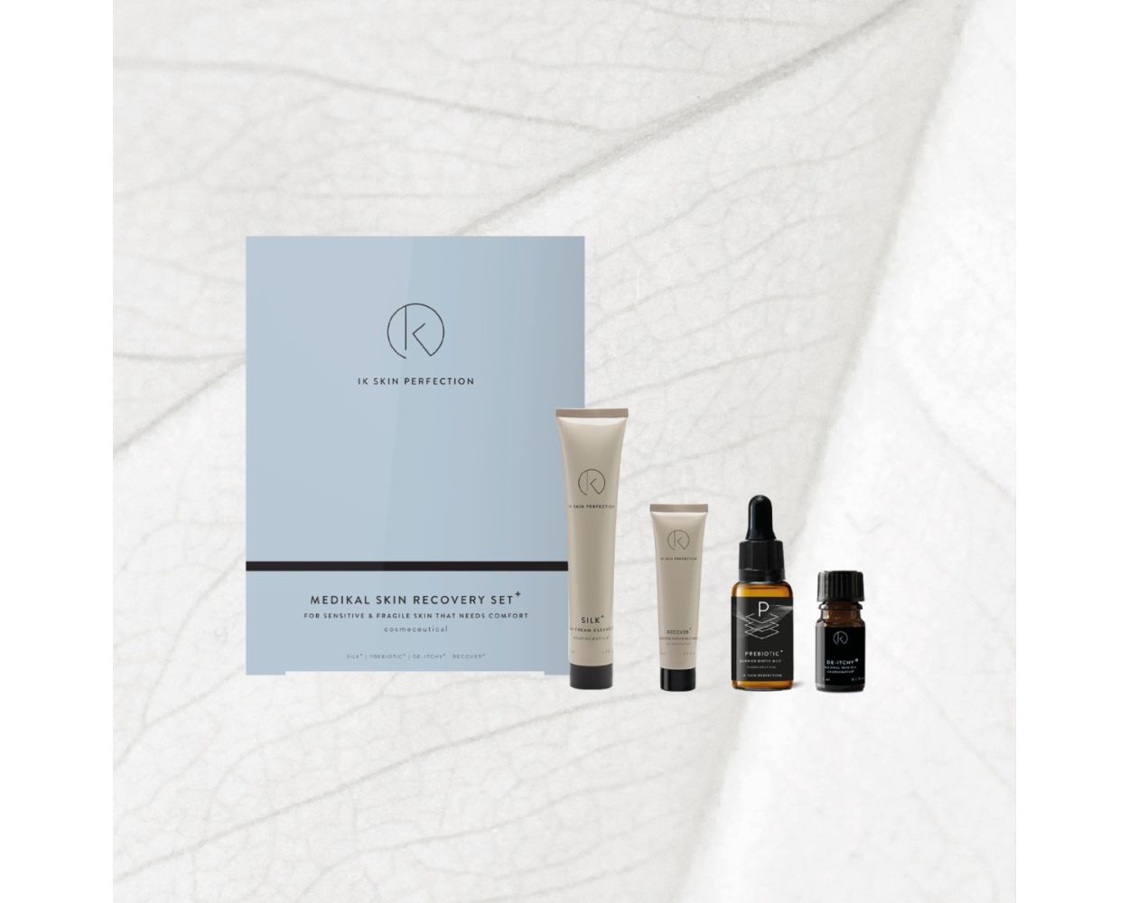 Verpakking van IK SKIN Perfection - MEDIKAL SKIN RECOVERY SET+ – complete routine