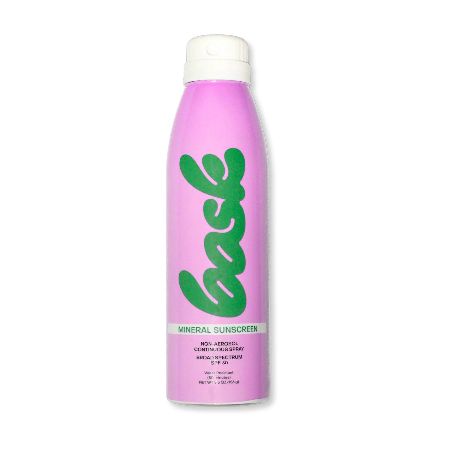 Bask - SPF 50 Minerale Geurvrije Non-Aerosol Spray 156gr