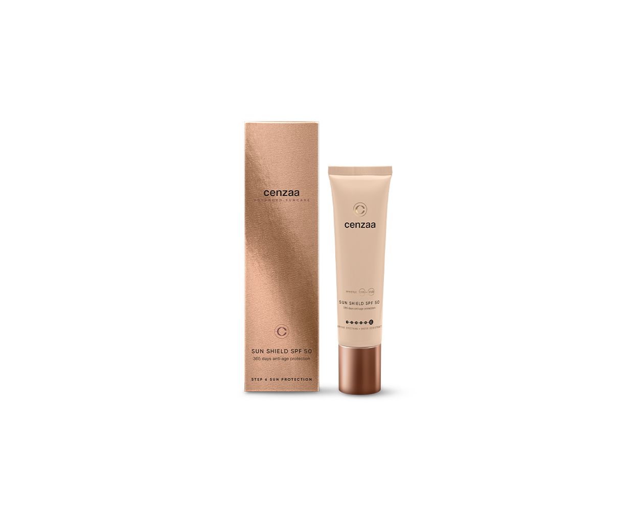 Cenzaa Sun Shield Face SPF 50 30ml - sQincare shop