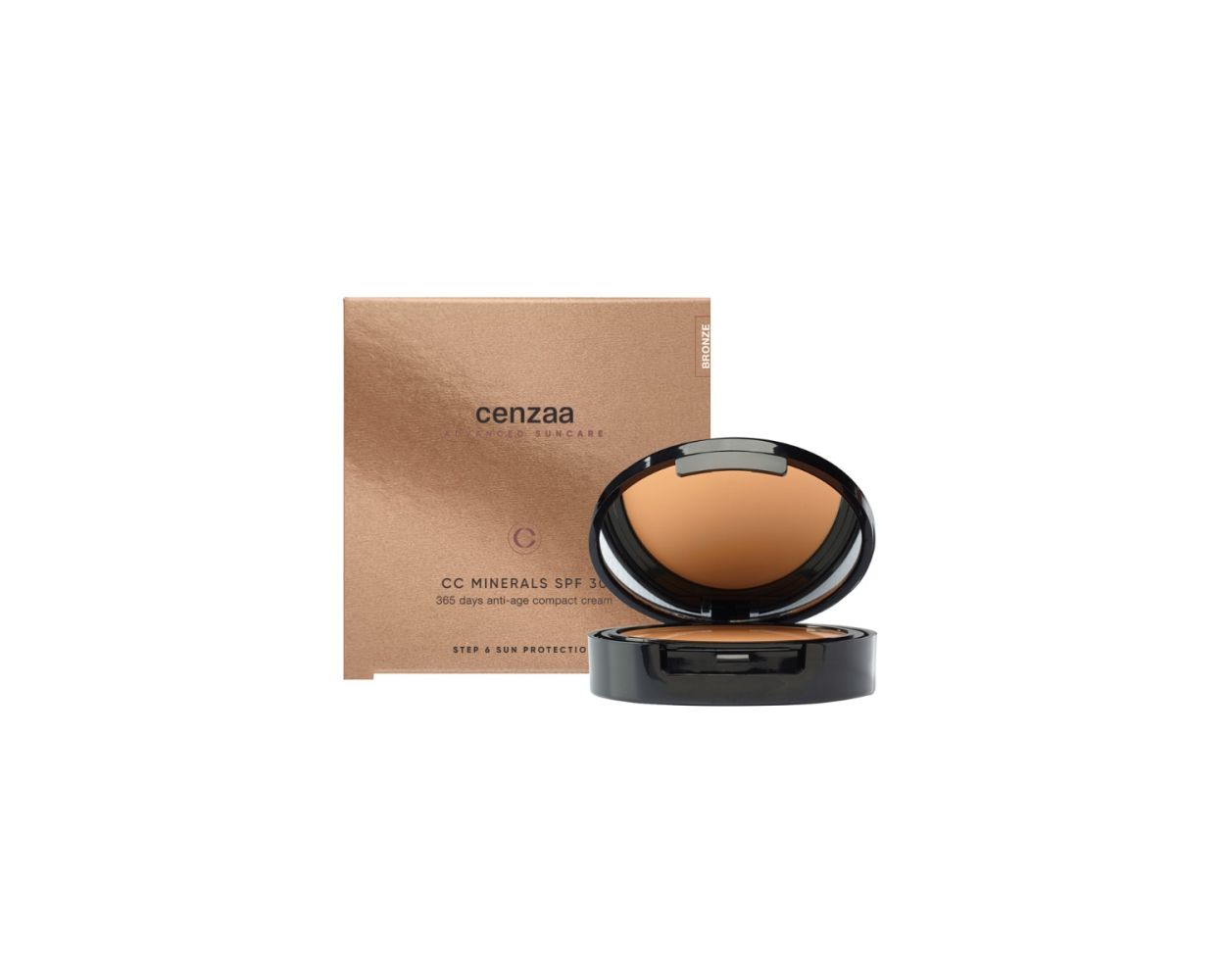 Cenzaa CC Minerals SPF 30 - Bronze - sQincare shop