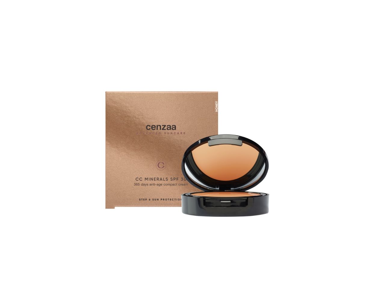 Cenzaa CC Minerals SPF 30 - Honey - sQincare shop