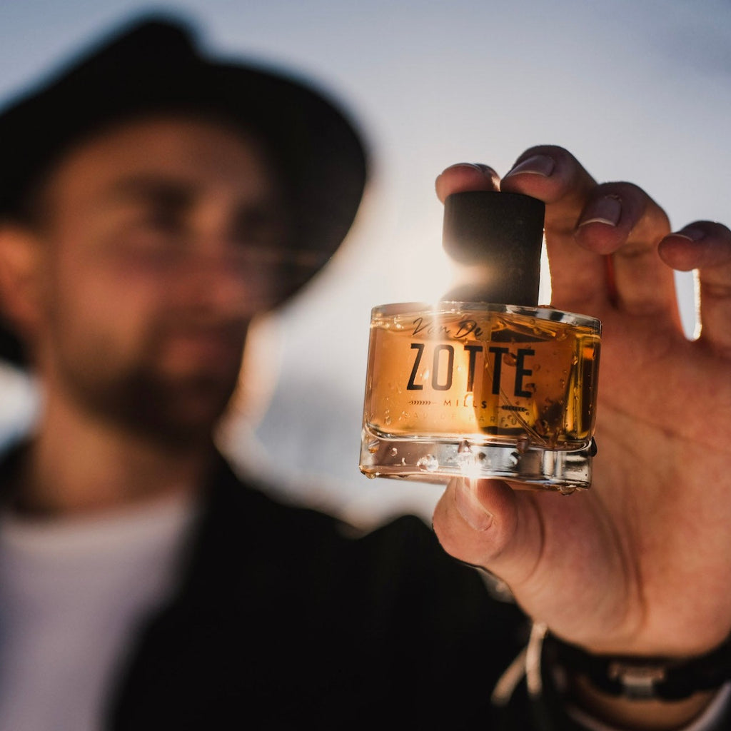 Van De Zotte MILLS Eau de Parfum 50 ml, flacon en verpakking