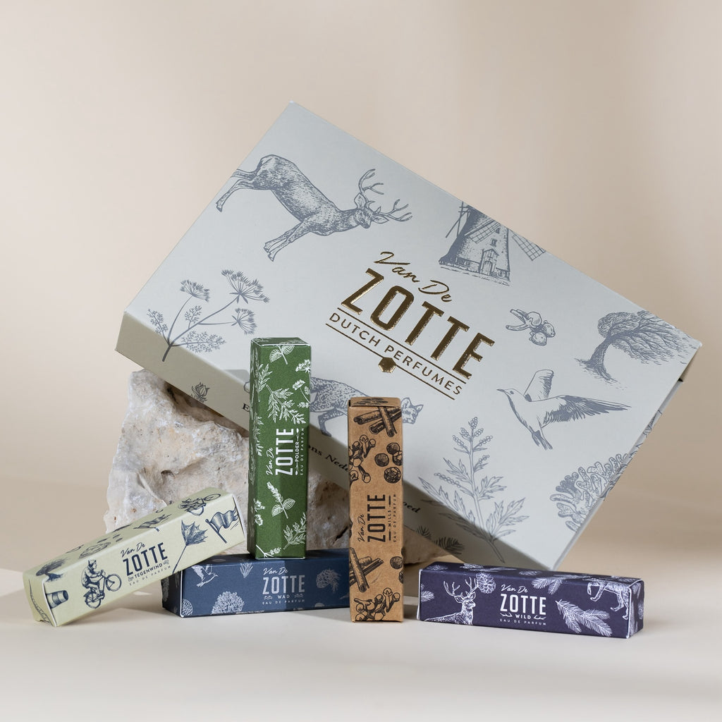 Van De Zotte Sample Kit met vijf parfums van 3 ml