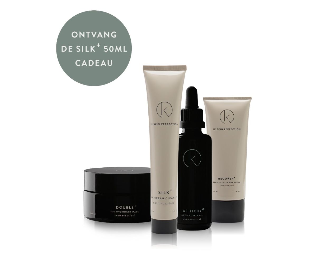 Verpakking van IK SKIN Perfection - Daily Sensitive Skin Solution Set – complete routine