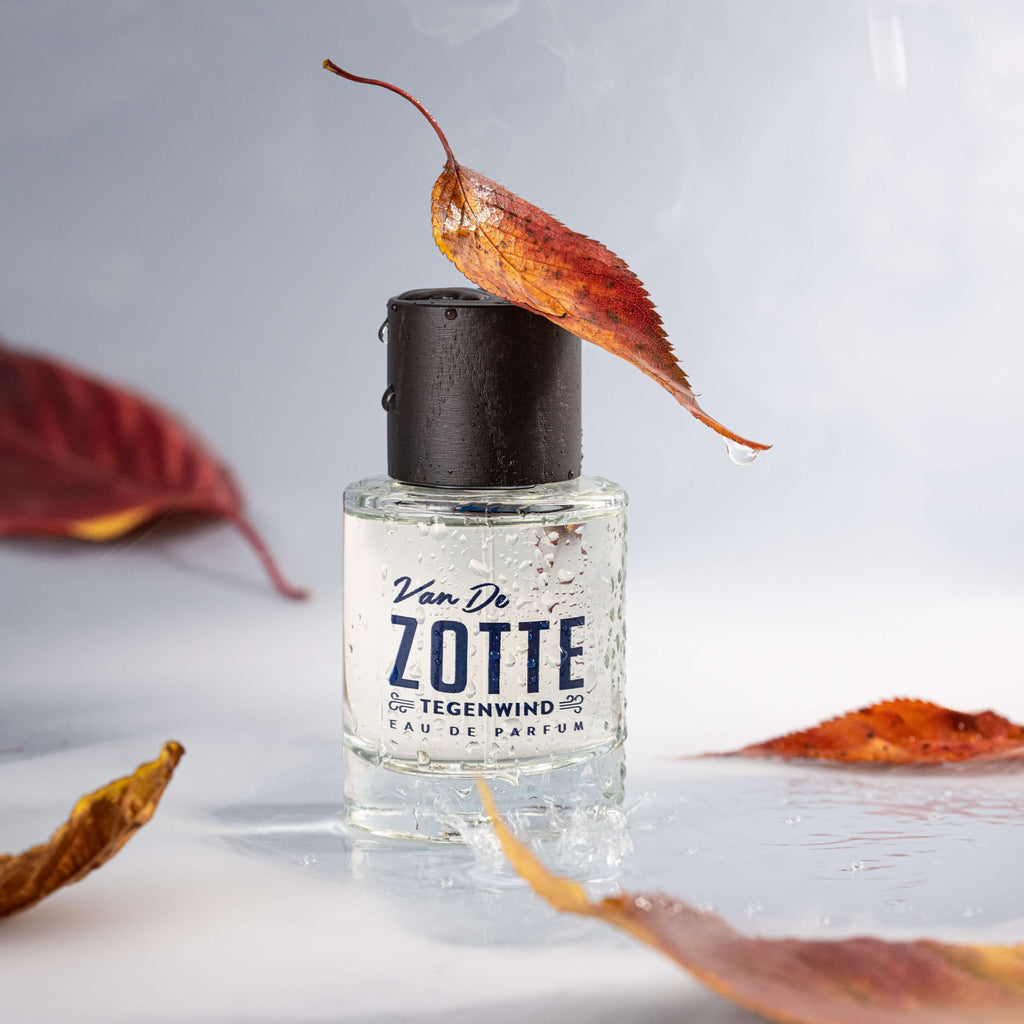 Van De Zotte TEGENWIND Eau de Parfum 50 ml, flacon en verpakking